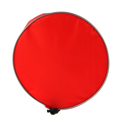 Мешок для обуви и мячей «Стандарт», круглое дно, 360х220 мм, красный